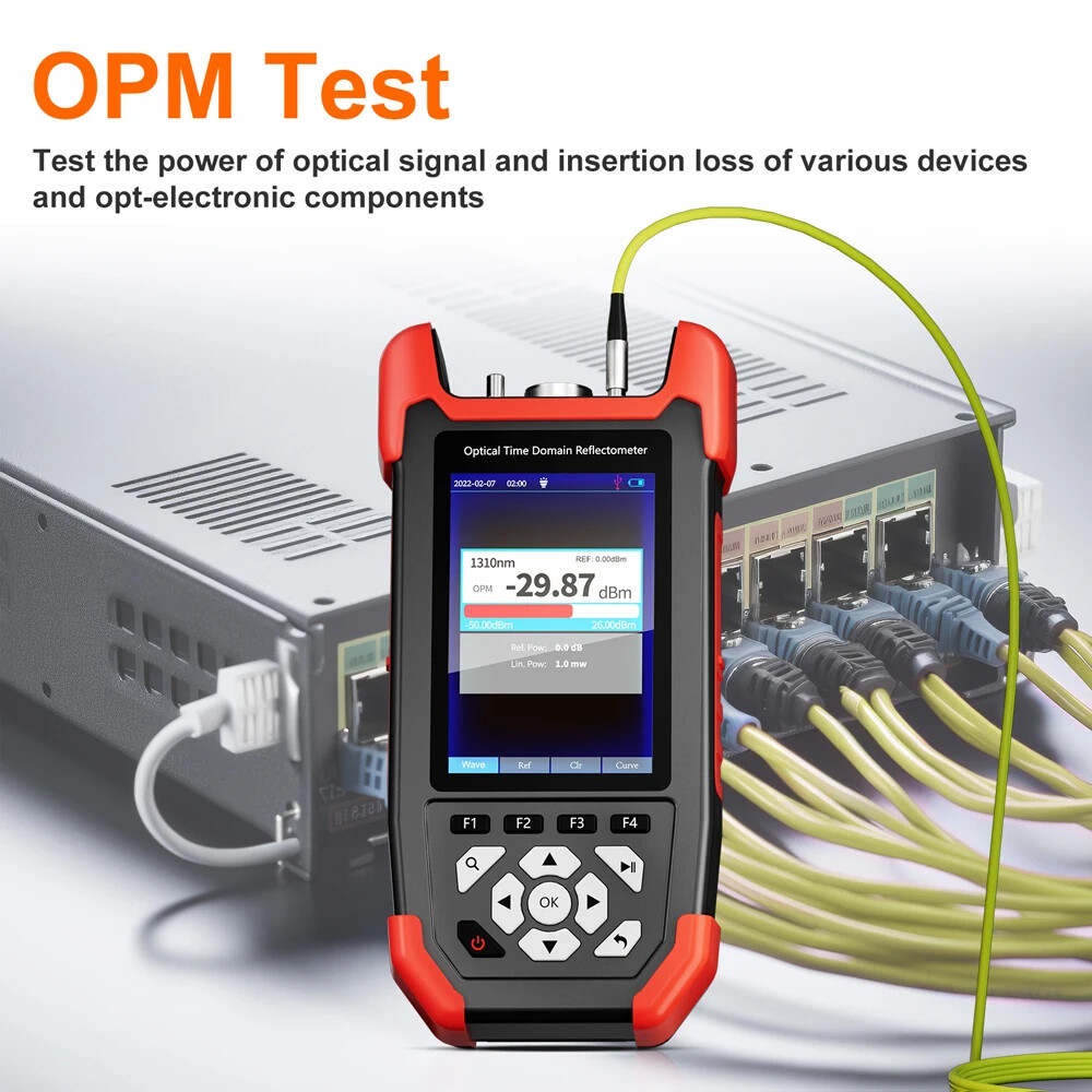 Fiber Optic Tester Tool Optical Power Meter Optical Fiber Light Source FC SC