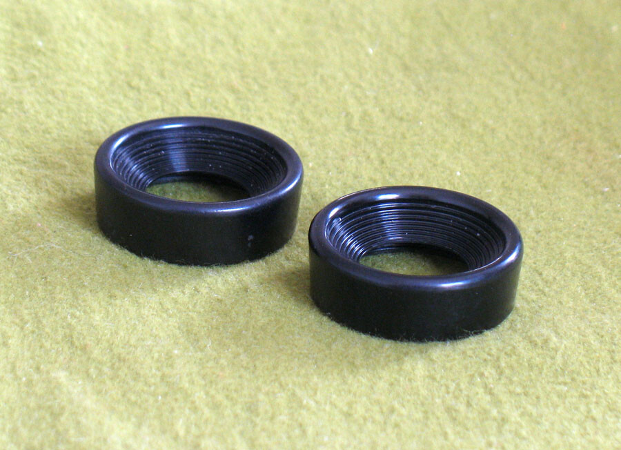 WWII Binocular Eye Guards (2) for 6 X 30 US Navy, Military, Universal Camera Bin