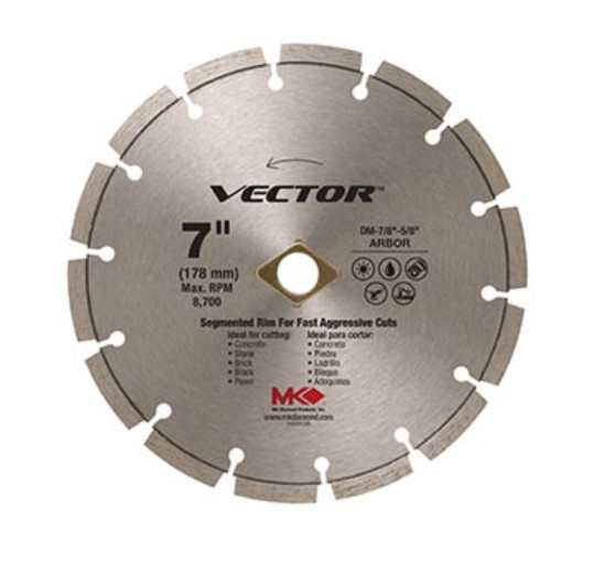 MK Diamond Masonry Blade Vector Segmented 16" x .125" x 1" 168307