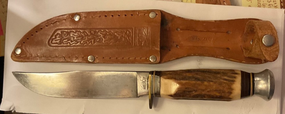 Vintage Solingen-Germany Wildcat 59X fixed blade knife