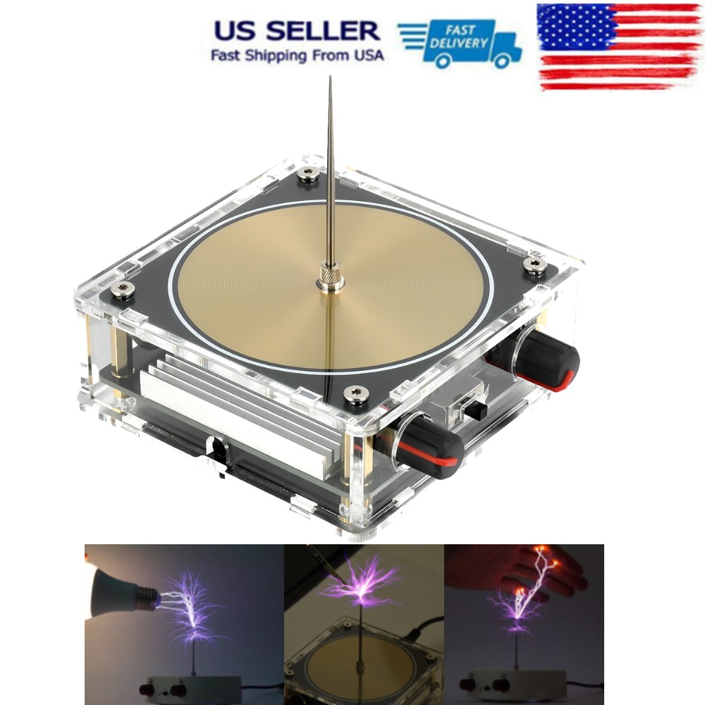 AC110-220V Dual Mode Bluetooth Music Tesla Coil Artificial Lightning Touchable