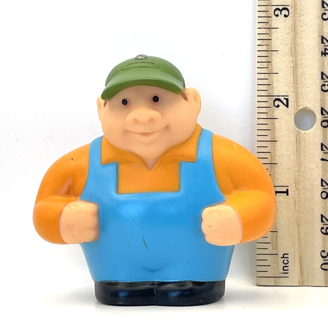 Tomy John Deere Farmer Figure – Chunky Vintage Farm Toy Replacement Farmer