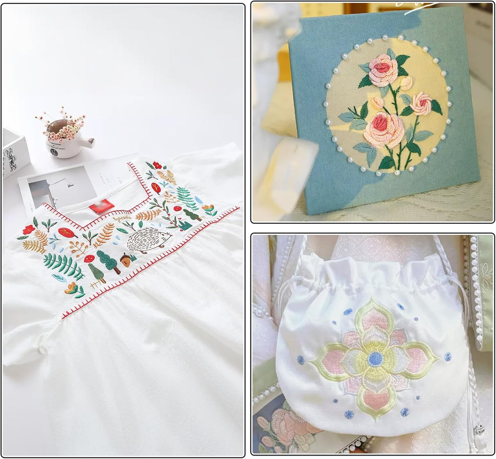 Sewing Thread, 30 Color Assortment, 500 Yards Polyester Thread, Sewing Kit for H