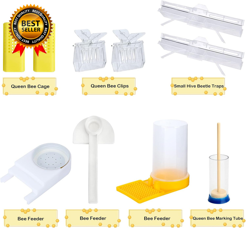 Beekeeping Supplies, 30 PCS Bee Keeping Starter Kit, Beekeeping
