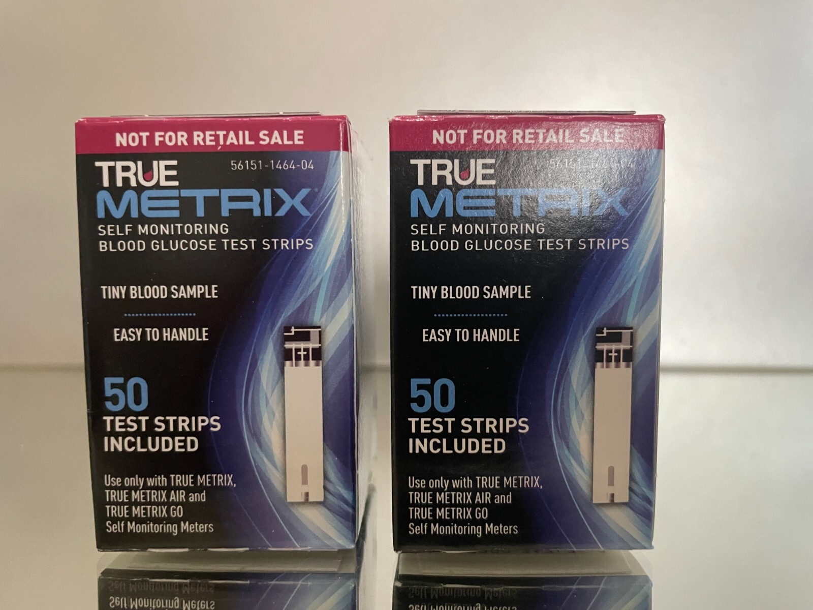 True Metrix Blood Glucose Test Strips 100 CT (2 BOXES) EXP 05/2027. FREE SHIP