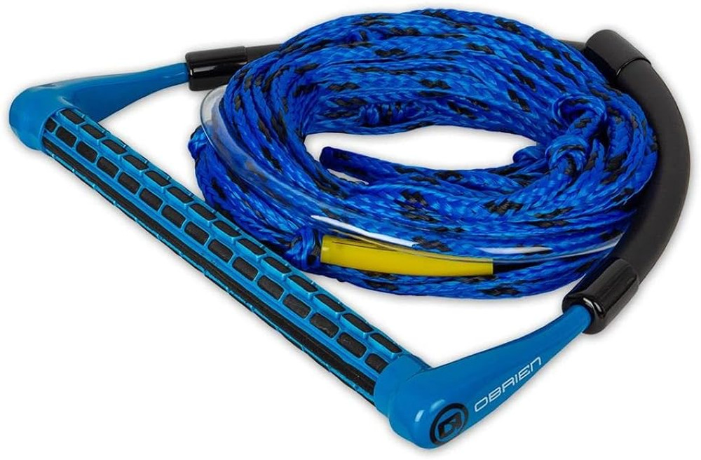 4 Section Poly E Wake Surf Rope Combo, Black