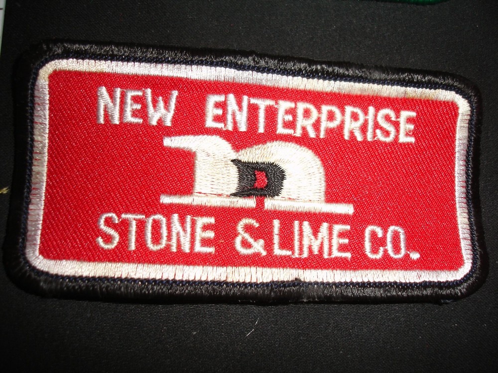 Construction related vintage advertising patch collection