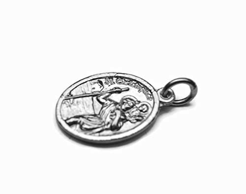 St. Christopher .925 Sterling Silver Charm Pendant