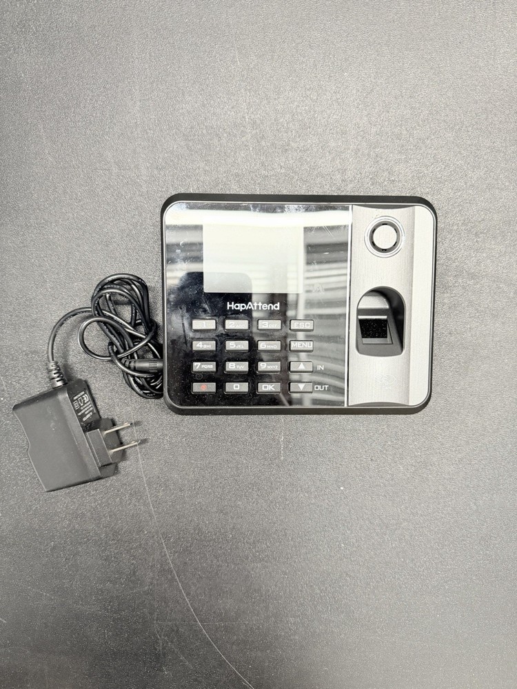 HapAttend Wireless Time Attendance Machine System - Wall Plug Keypad