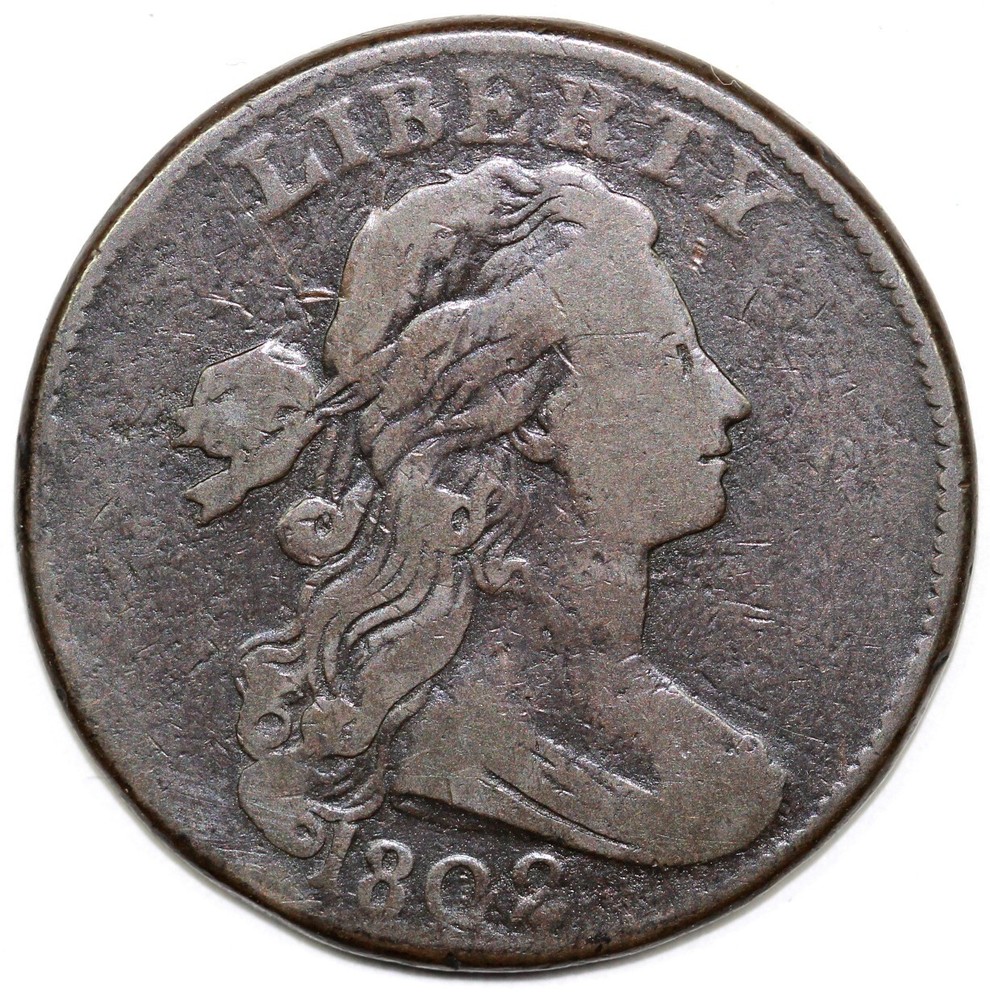 1802 1c Draped Bust Large Cent
