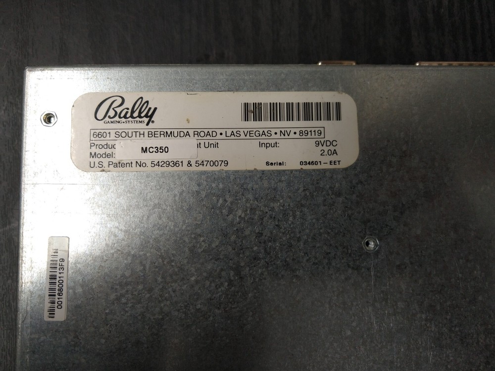 Bally Mastercom 350 Player Tracking Control Module slot machine part/casino