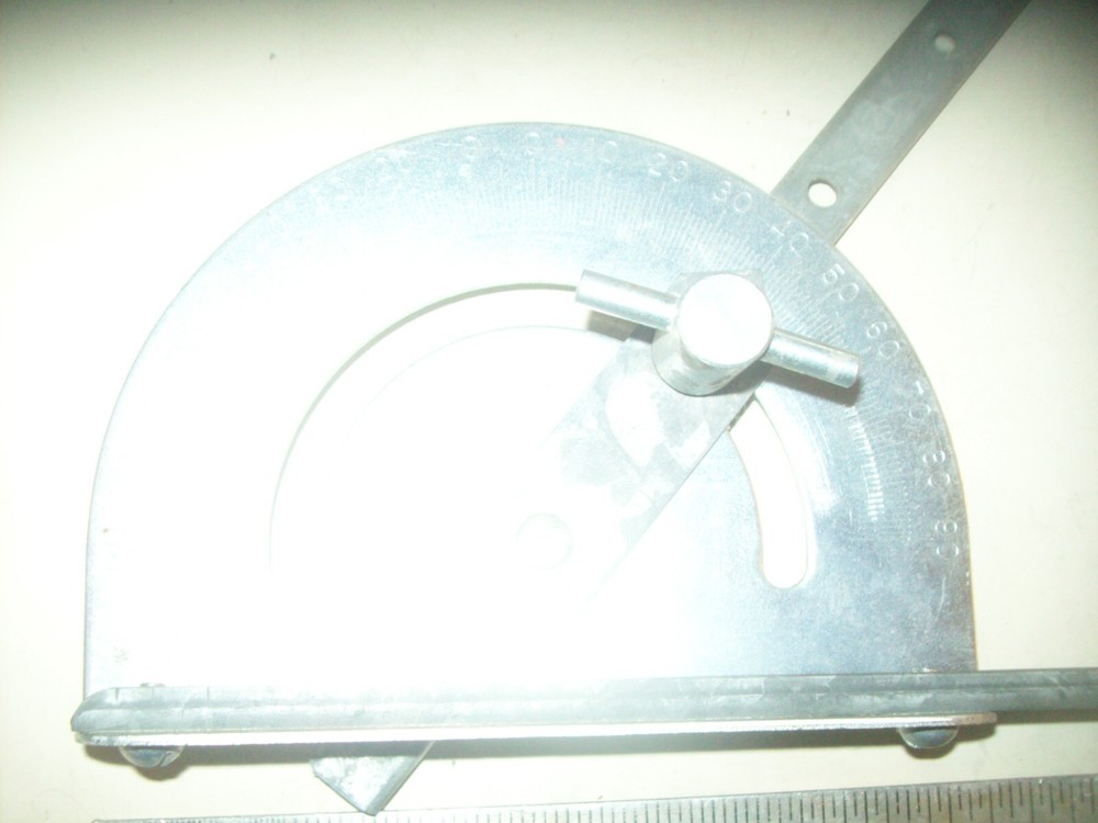 12" Long Steel Table Saw Angle guide 180 Degrees