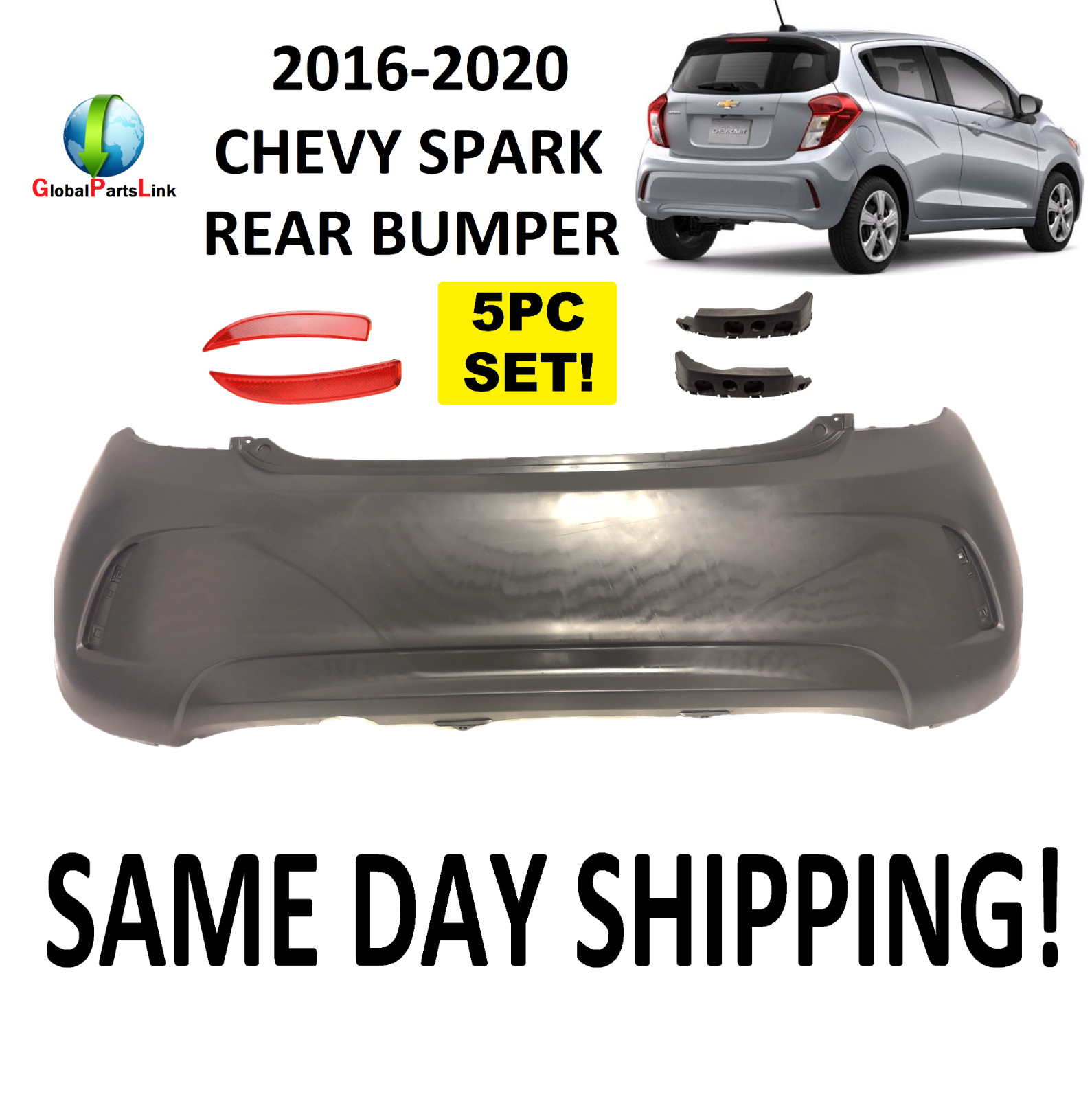 2016 2017 2018 2019 2020 2021 2022 CHEVY SPARK REAR BUMPER COVER