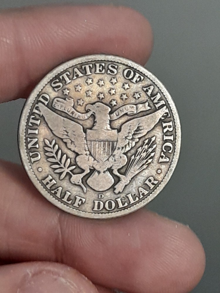 1912- D Barber Half Dollar