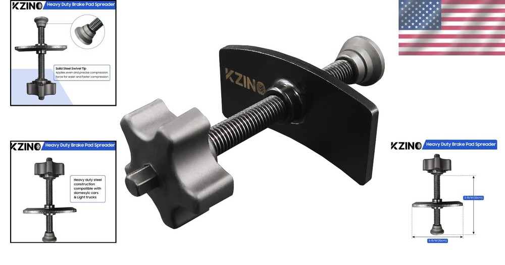 Versatile Piston Brake Compression Tool - Stainless Steel for Long-Lasting Use