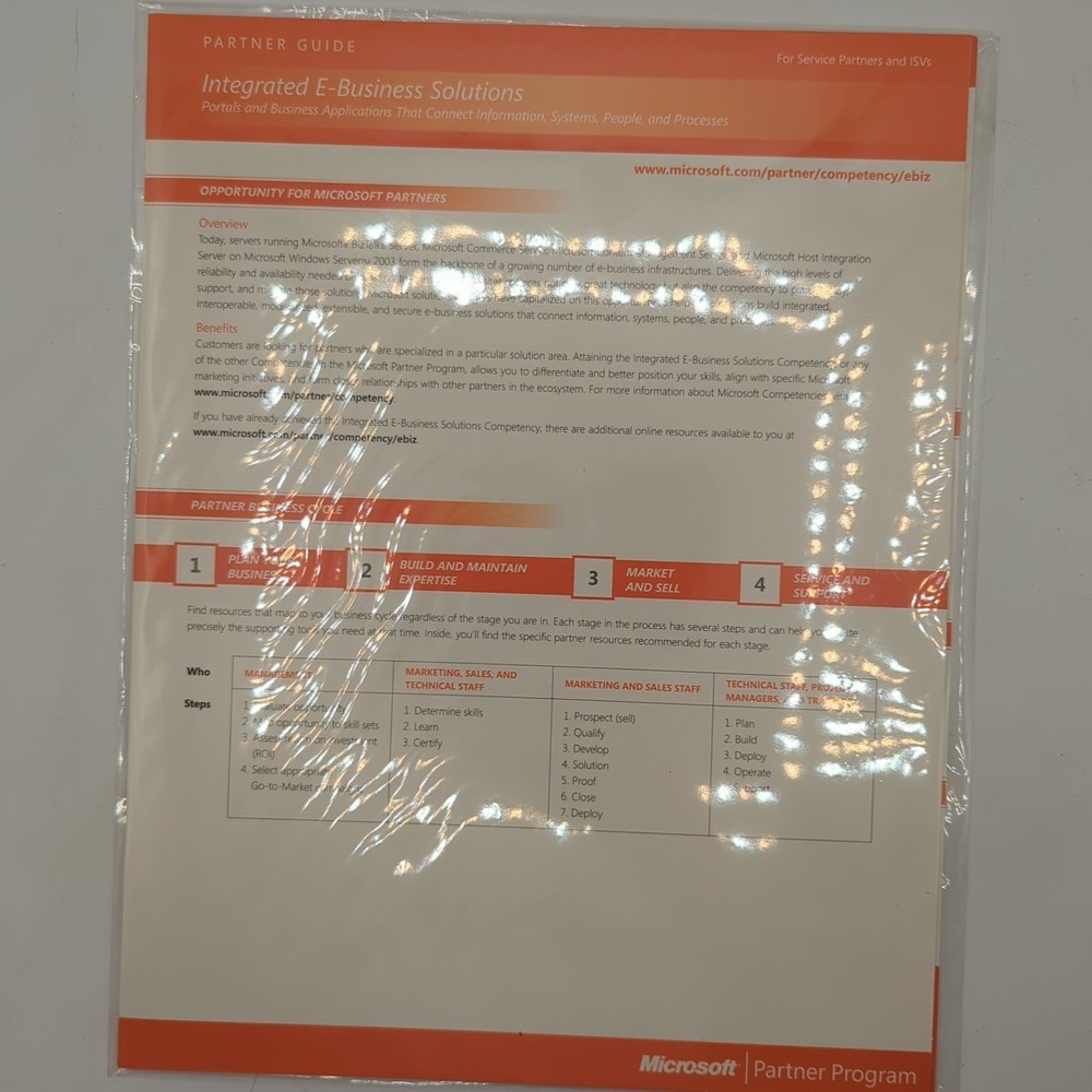 Microsoft Partner Guides 2004-2005 SEALED - CS10