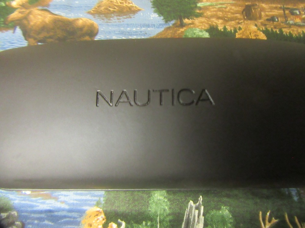 Nautica Black Sunglasses Hard Clamshell Case
