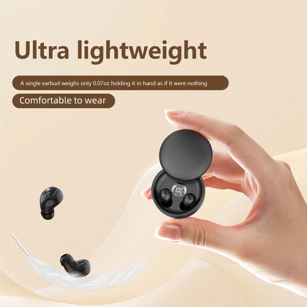Mini Invisible Earbuds Wireless Bluetooth Low Profile Micro Tiny Smallest Dis