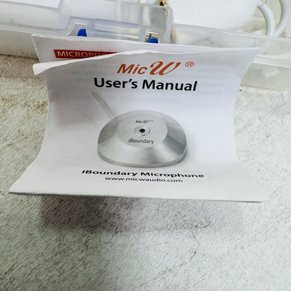 MicW iBoundary Condenser Microphone with Accessory Kit