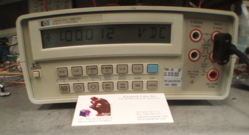 HP 3468A Multimeter CALIBRATED! Excellent Condition