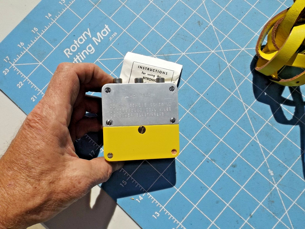 Yellow Bitronics PD3 +leather case-Blasting Galvanometer