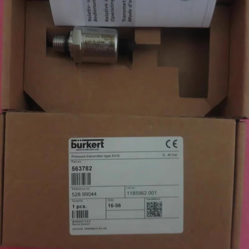 Burkert 563782 pressure transmitter