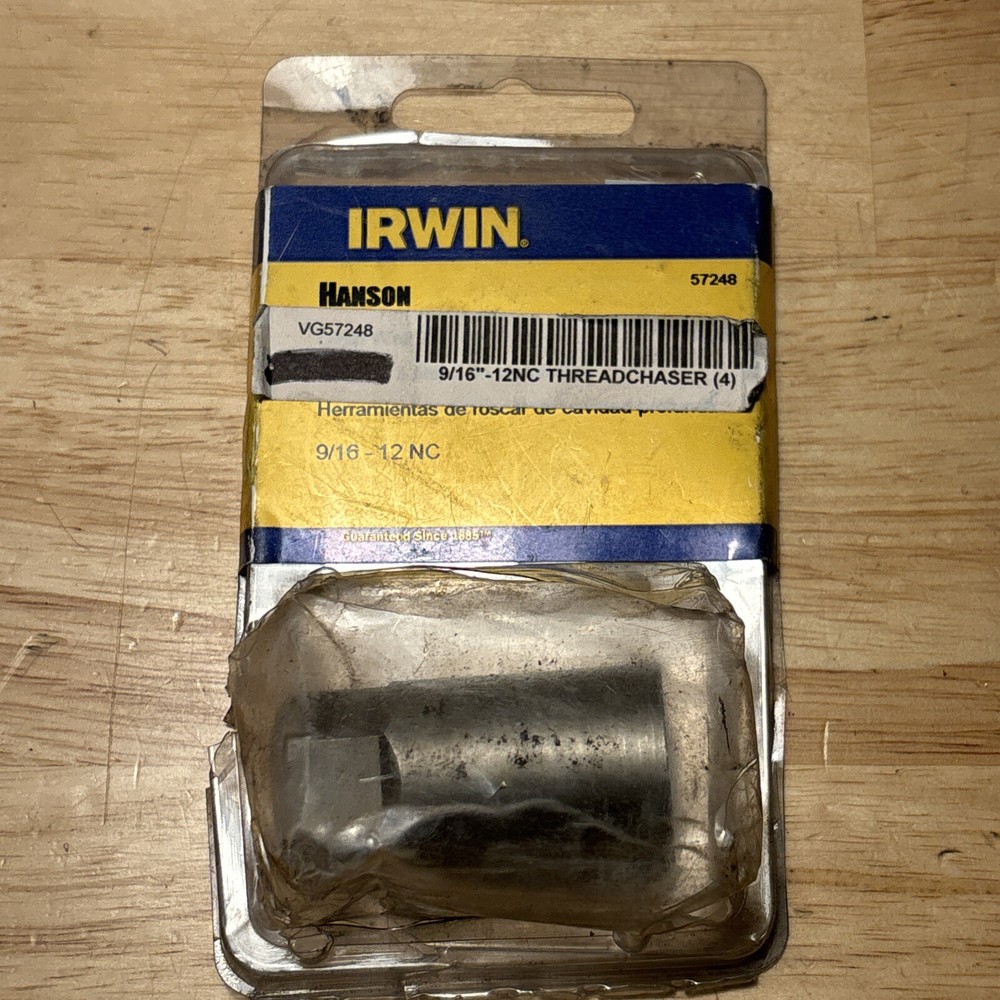 Irwin Hanson 9/16" Deep Well Thread Chaser 57248 12 NC NEW OPEN BOX