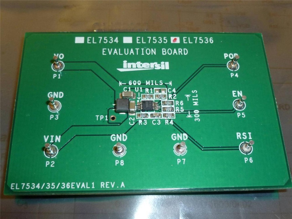 Intersil  EL7536EVAL1 EVALUATION BOARD FOR EL7536 DC/DC Step Down  Q41
