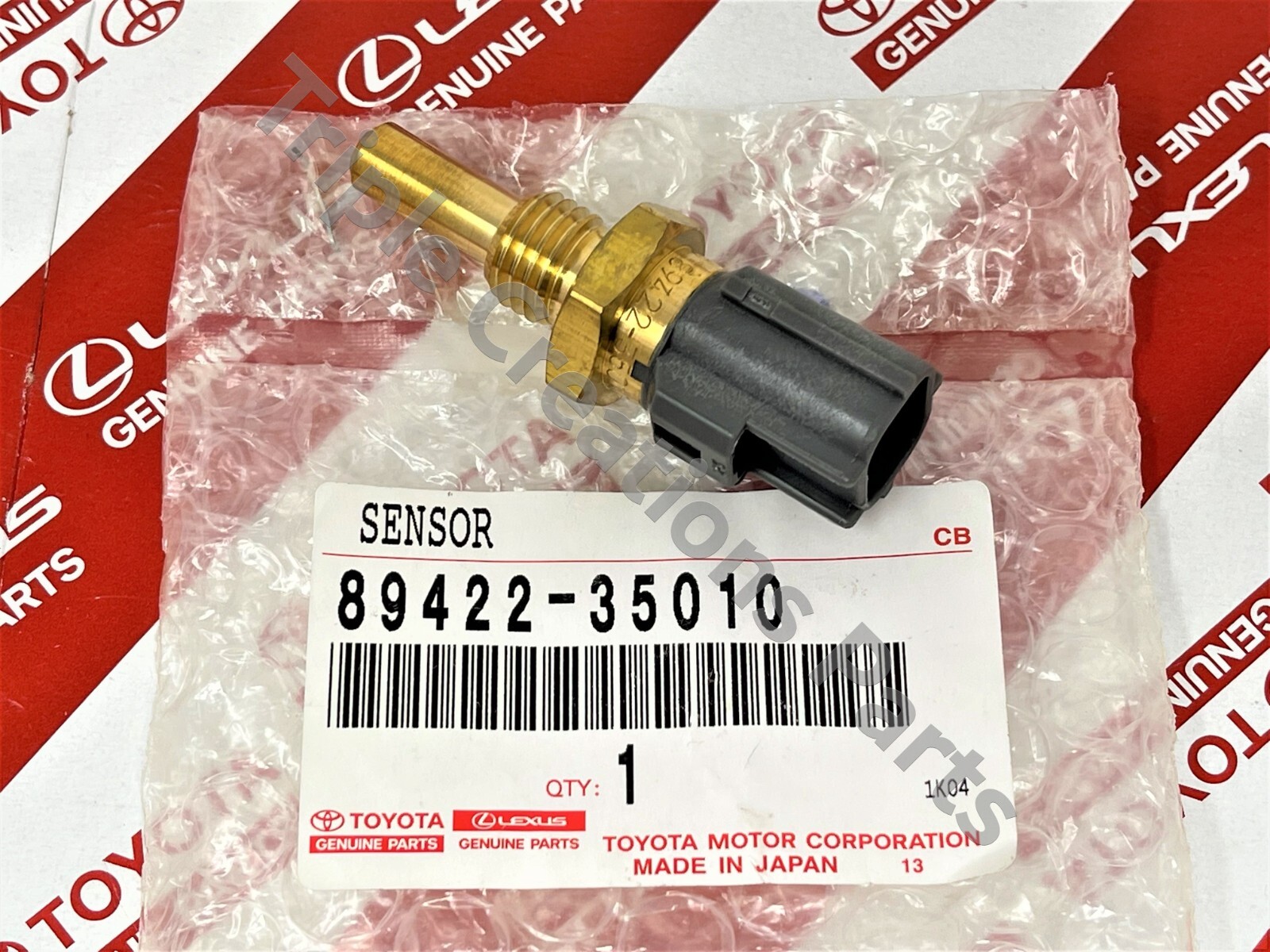 89422-35010 Genuine Toyota Highlander Lexus Coolant Water Temperature Sensor OEM