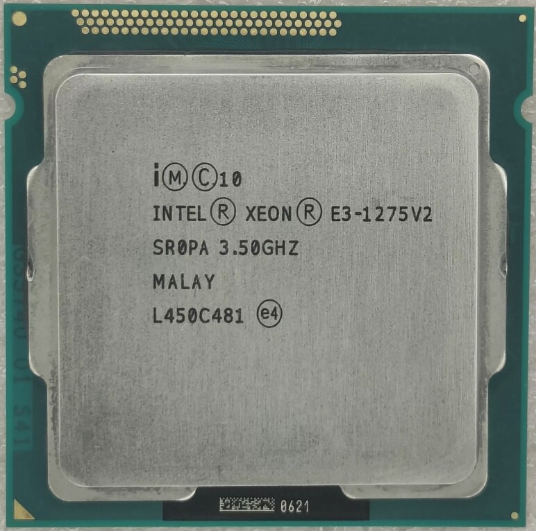 Intel Xeon E3-1275 V2 3.5GHZ quad-core 8M-77W LGA1155 CPU processor E3-1275V2