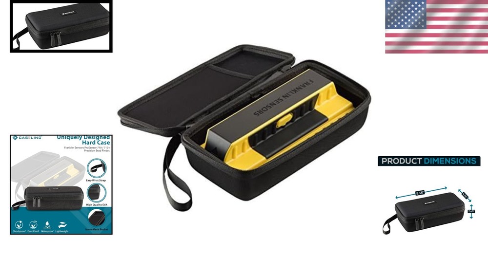 Lightweight Waterproof Case for Franklin ProSensor Stud Finders & Accessories