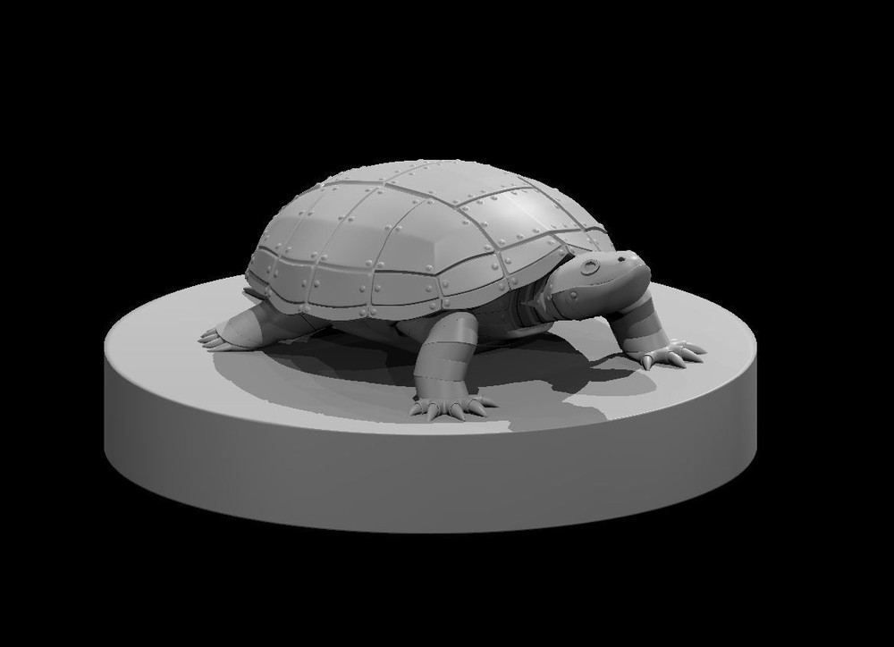 Clockwork Turtle Tortoise Monster Manual 28mm Scale DND D&D Tabletop Mini