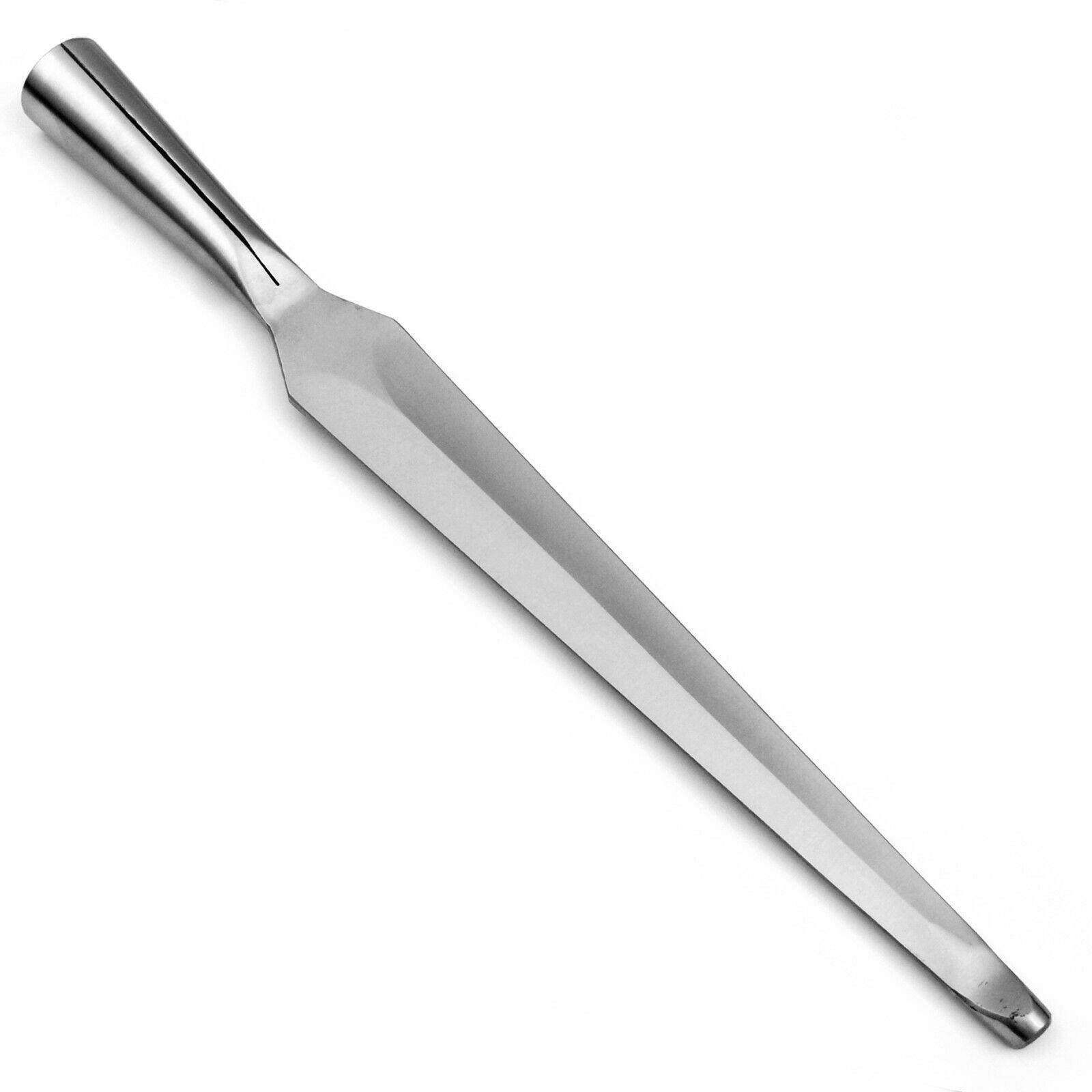 Functional Medieval Extra Long Blunted Reenactment Spear Point Spearhead