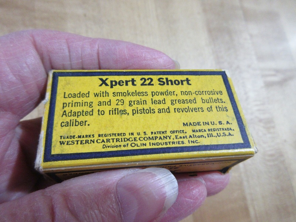 Empty Ammo Box Western Xper 22 SHORT W18 #20