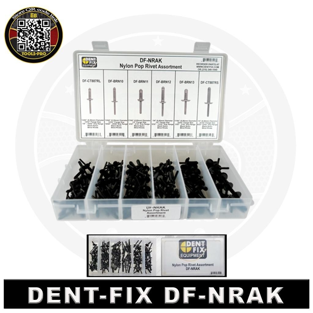 Dent Fix Equipment DF-NRAK Nylon Rivet Assortment Kit