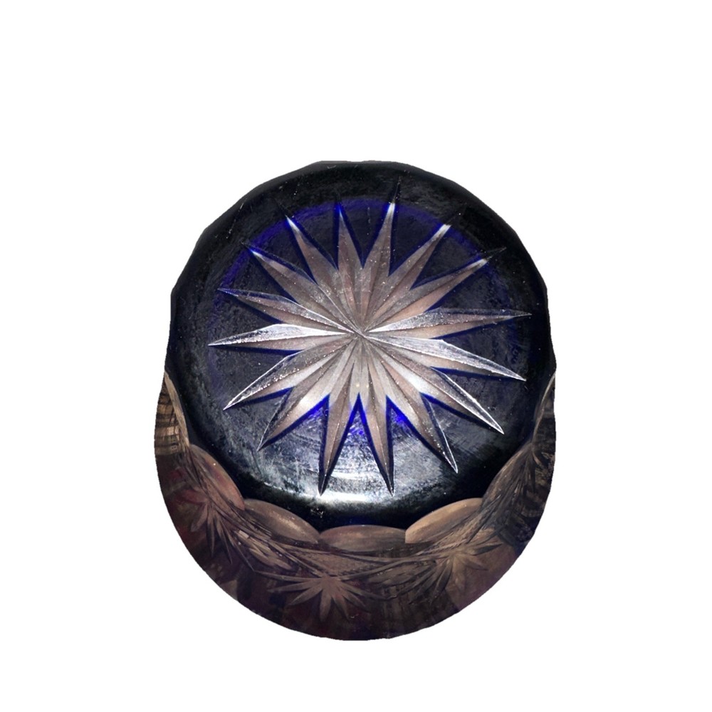 Kobalt Kristallglas Vase Blue