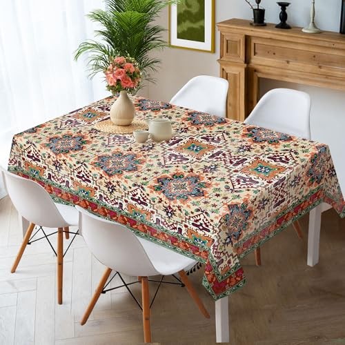 Tablecloth 60x84 Inches Rectangle Fall Rustic 60" x 84" (Rectangular) Boho