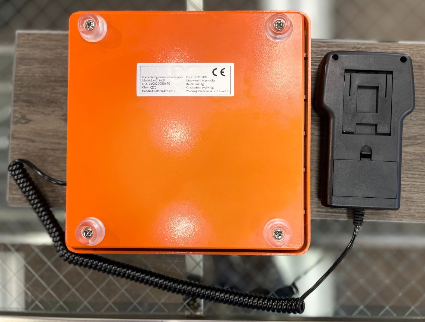 Elitech LMC-100F High Accuracy HVAC Scale, 110lb Limit, Backlit, Durable Metal