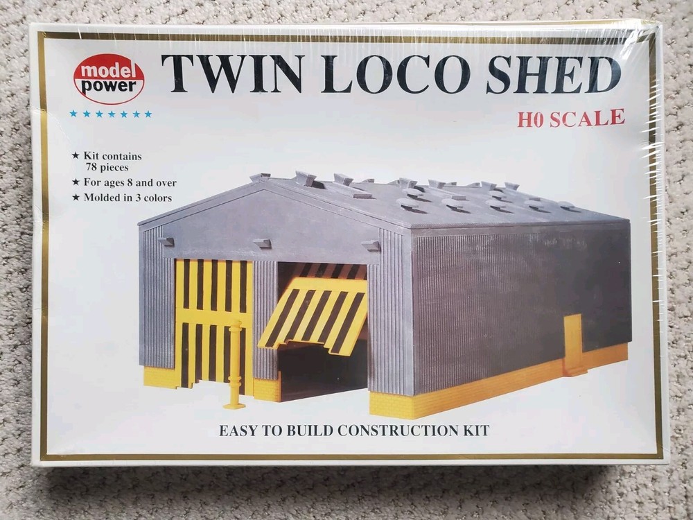 Model Power Twin Logo Shed - UNOPENED