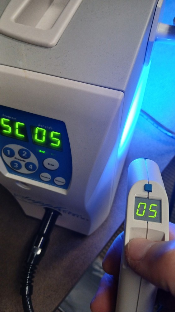 Sapphire Supreme Curing Light - Tested, Works, Missing Tip