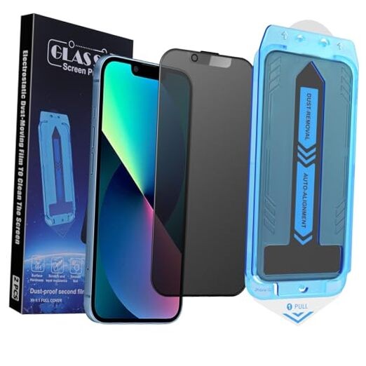 2-Pack Screen for iPhone 16e/iPhone 14/iPhone 13 Pro/iPhone 13 Matte Privacy