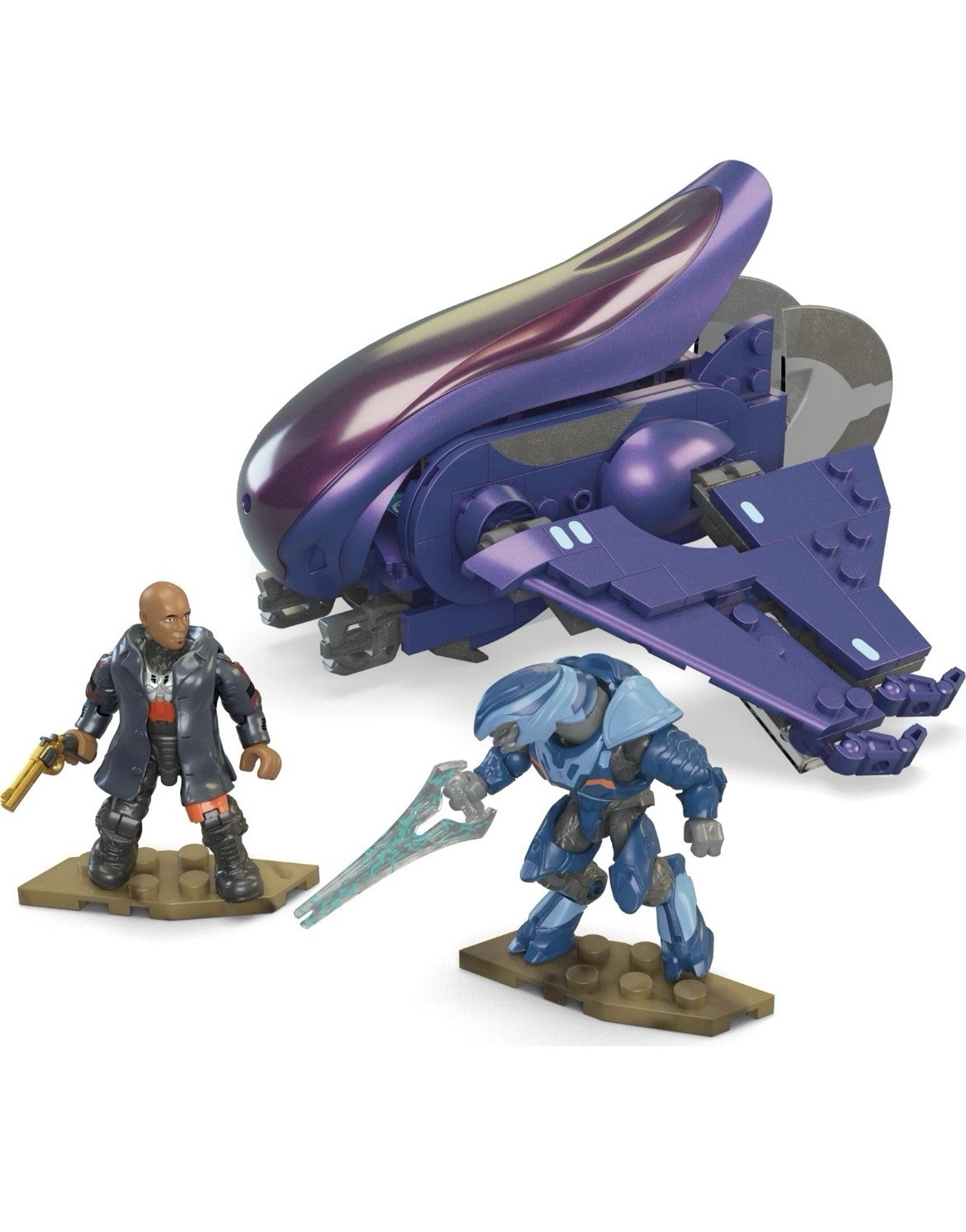 Mega Halo Renegade Banshee Building Set 205 Piece Soren-Elite Minor Mini Figures