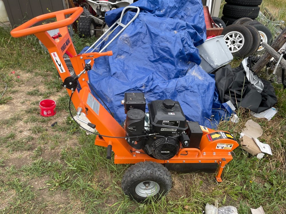 power king stump grinder