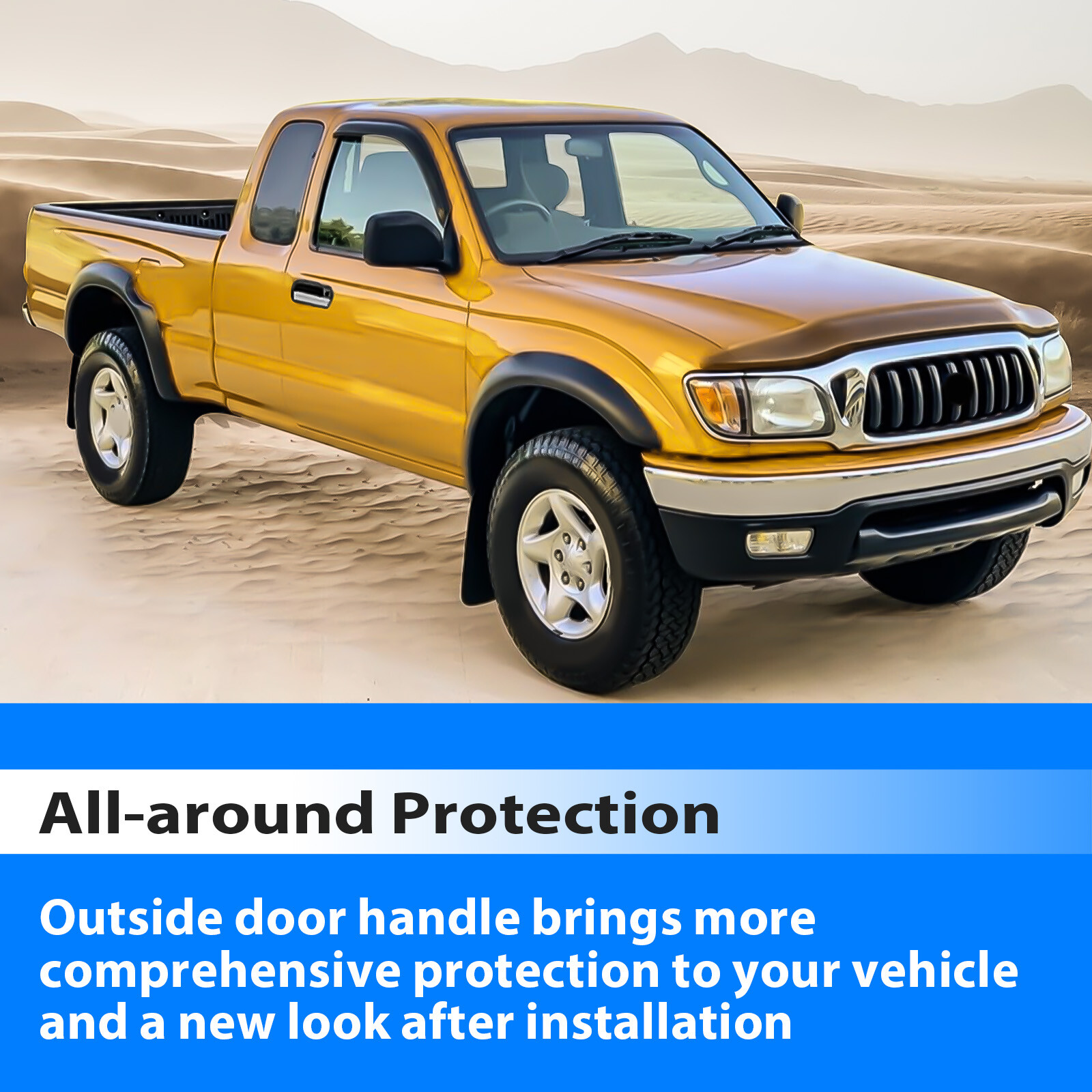 Pair For Toyota Tacoma 95-04 Front Outside Door Handle 69220 69210 35020 Outer