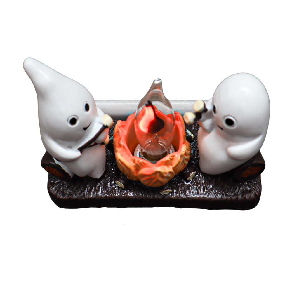 Ghost Campfire Flickering Flame Night Light - Spooky Haunted Decor Nightlight
