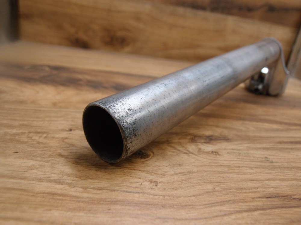 MTB silver plain seatpost 30.2 mm