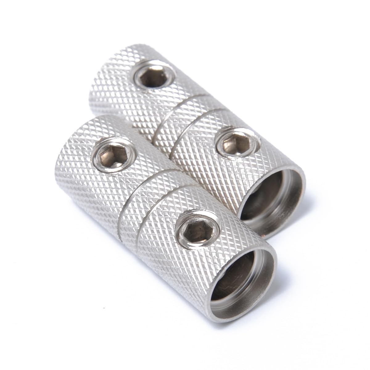 4 Gauge Butt Connectors Brass 4GA Wire Splice 4AWG Cable Coupler 2PCS