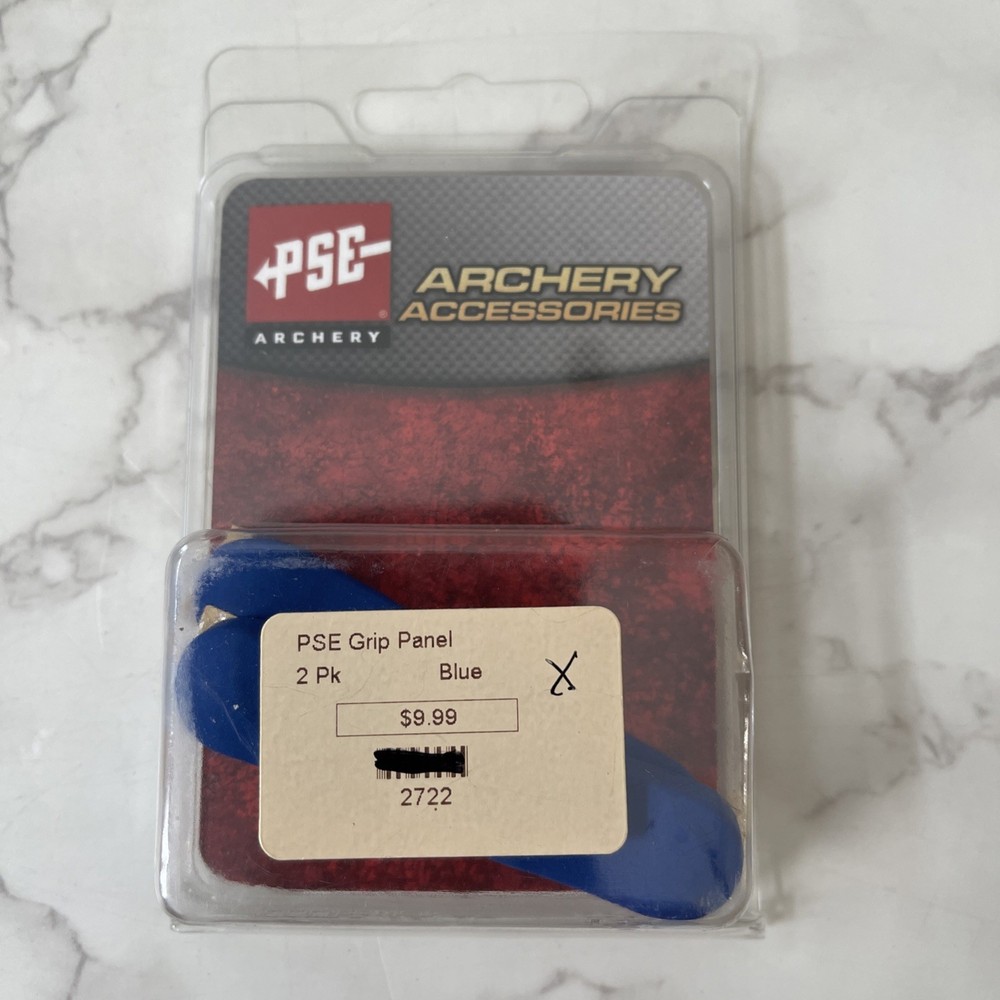 PSE Archery Accessories Rubber Grip Panel Blue 1189BL New NIP