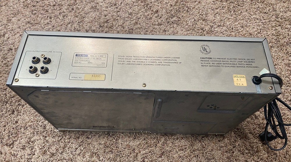 Vintage TEAC V-300 Stereo Cassette Deck