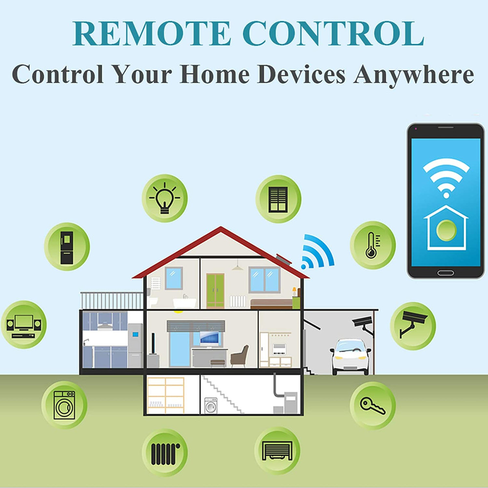 Smart Plug, Zigbee Switch Mini Smart Outlet Works with Alexa, Google Home, Echo